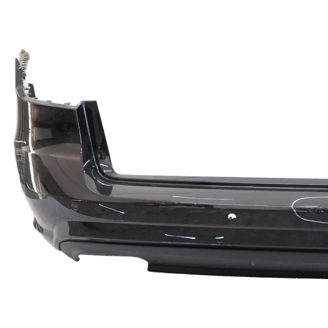 Mercedes S212 Estate Rear Bumper Sport Trim Panel Obsidian Black Metallic - 197