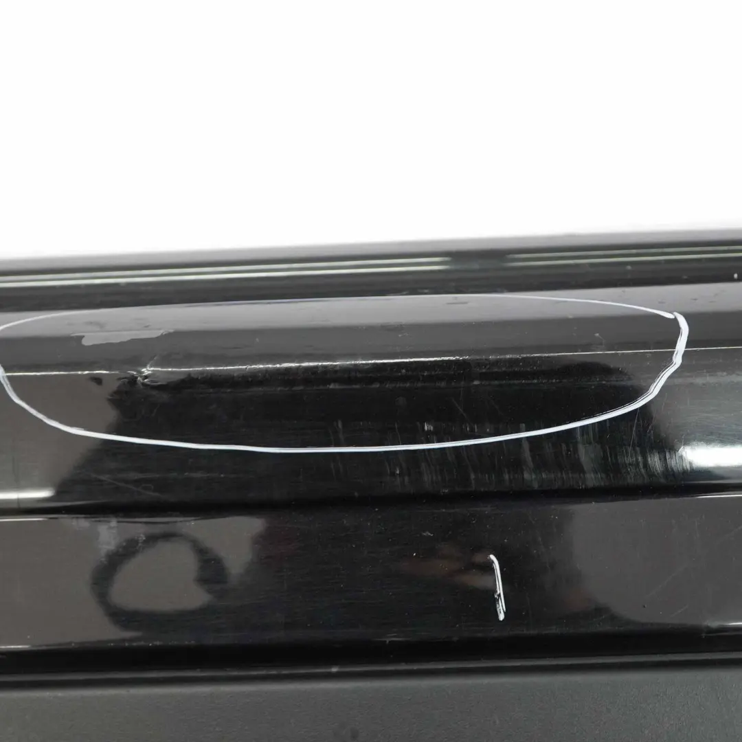 Mercedes S212 Estate Rear Bumper Sport Trim Panel Obsidian Black Metallic - 197