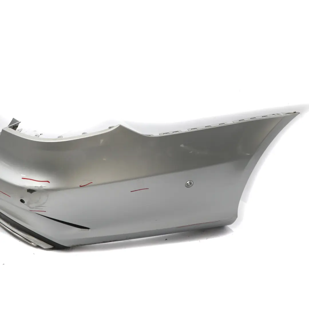 Mercedes W212 Rear Bumper AMG Trim Panel Iridium Silver Metallic - 775