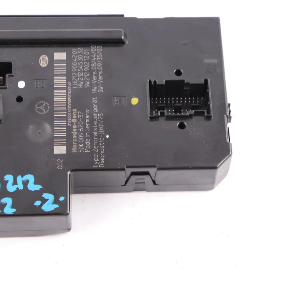 Fuse Box Mercedes W212 Central Fuse Relay Control Unit Module A2129000122
