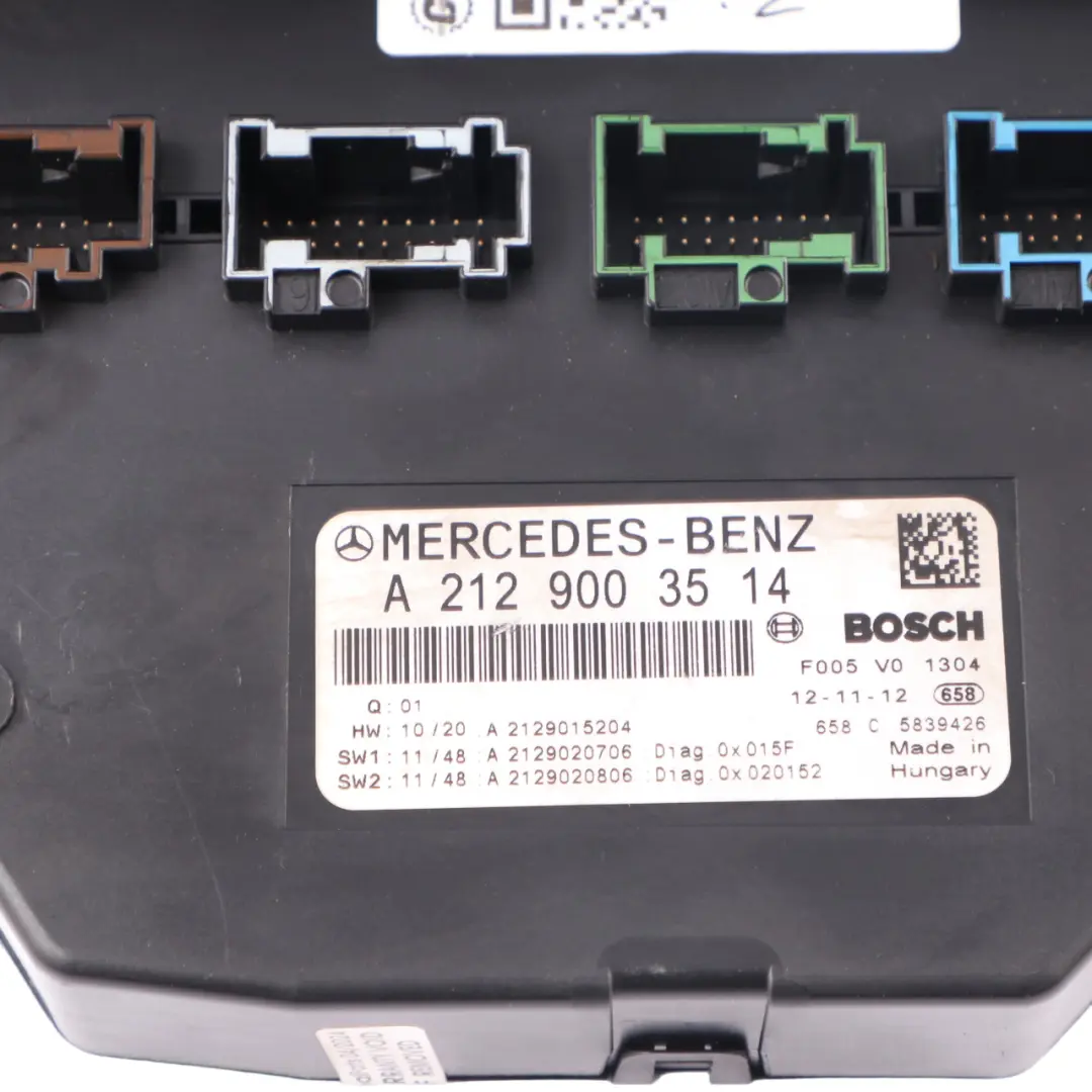 Mercedes W204 Sam Unit Fuse Box Control Module A2129003514