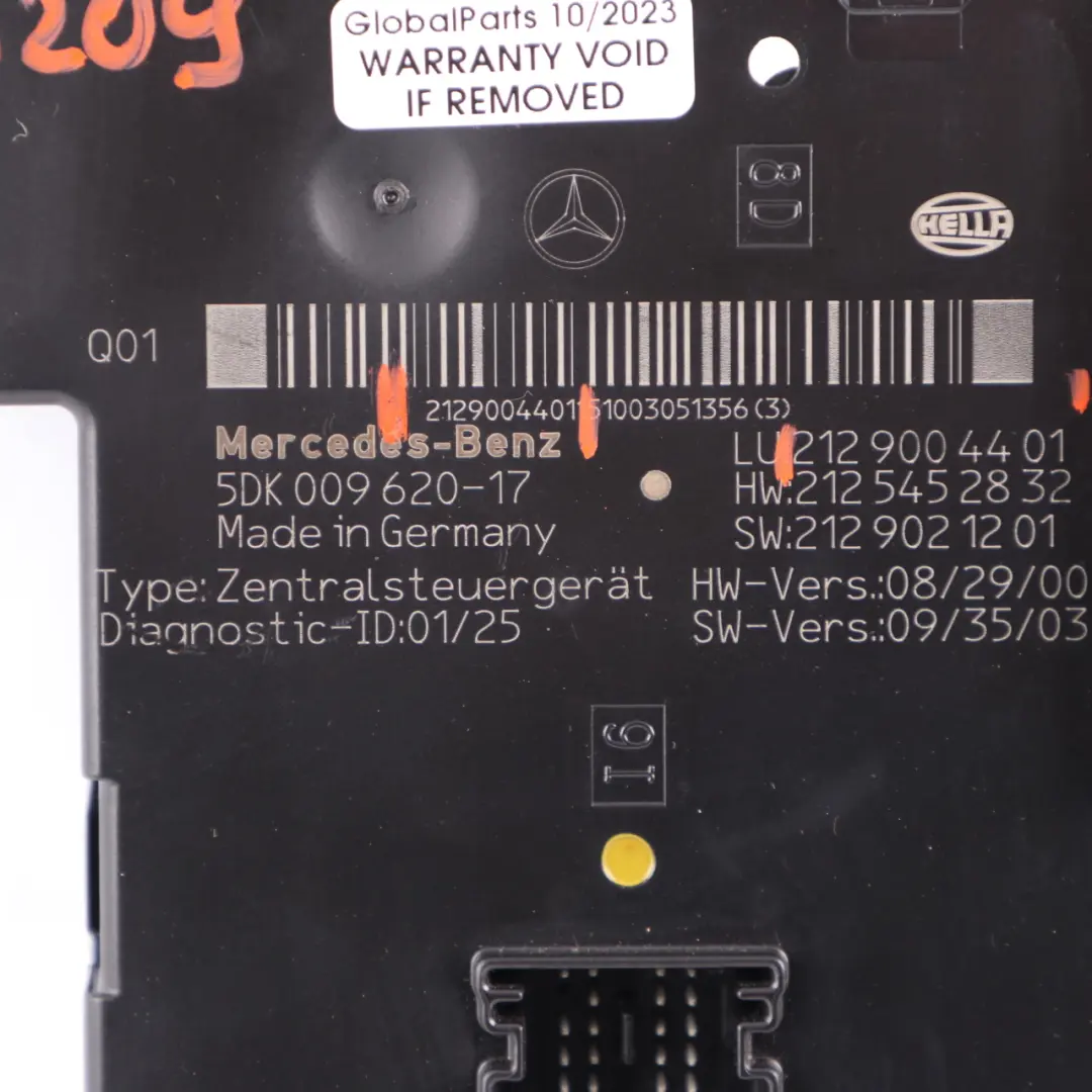 SAM Module Mercedes W207 A207 C207 Rear Control Unit ECU A2129004401