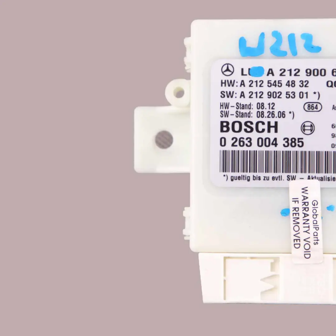 Mercedes W212 PDC Parking Distance Control Unit Module Sensor A2129006501