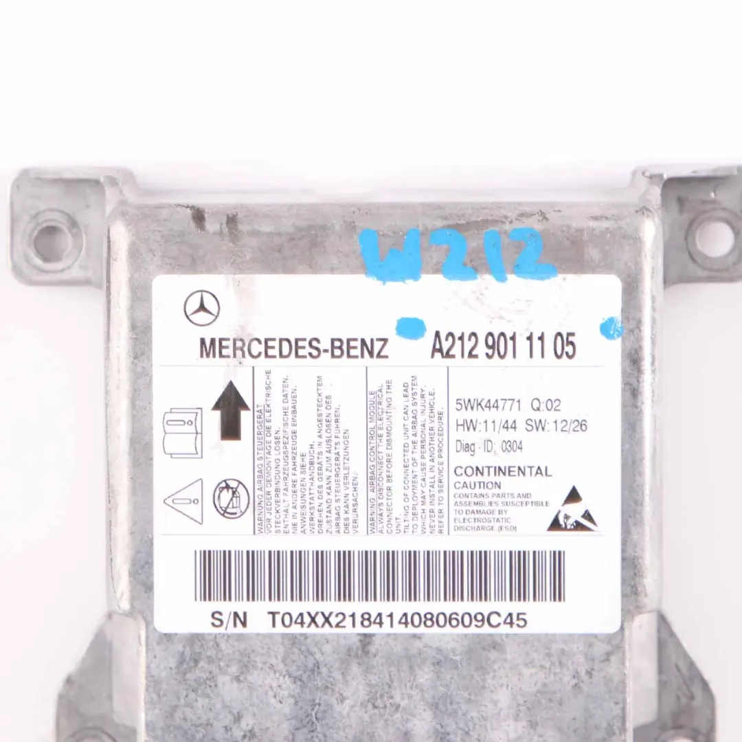 Mercedes W212 Moduł Poduszki Powietrznej ECU A2129011105