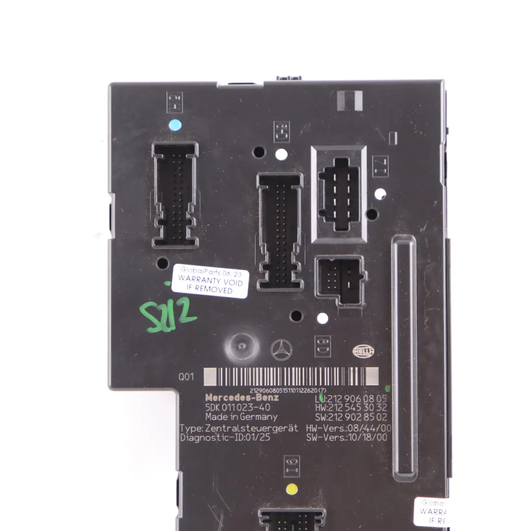 Mercedes W212 S212 Estate Rear SAM Control Unit Module A2129060805