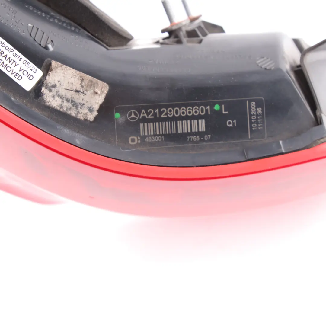 Lamp Mercedes W212 Saloon Left N/S Tail Light Side Panel Rear - SKU A2129066601-1 - Part number A2129066601