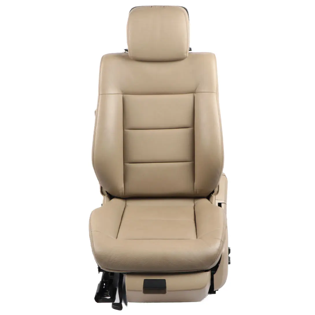 Front Seat Mercedes W212 S212 Left N/S Heated Leather Beige with Screen