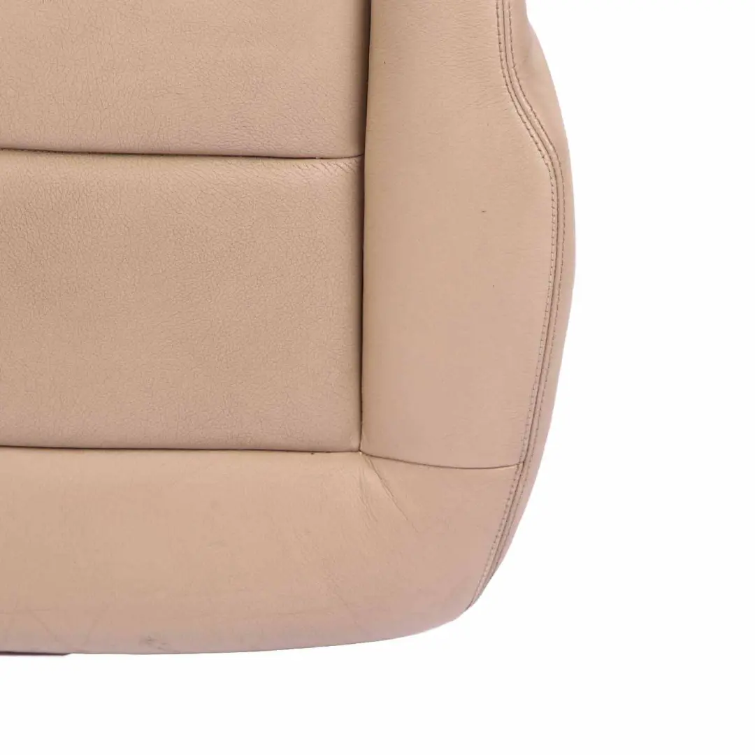 Mercedes W212 Front Seat Heated Left N/S Seat Cushion Covering Leather Beige