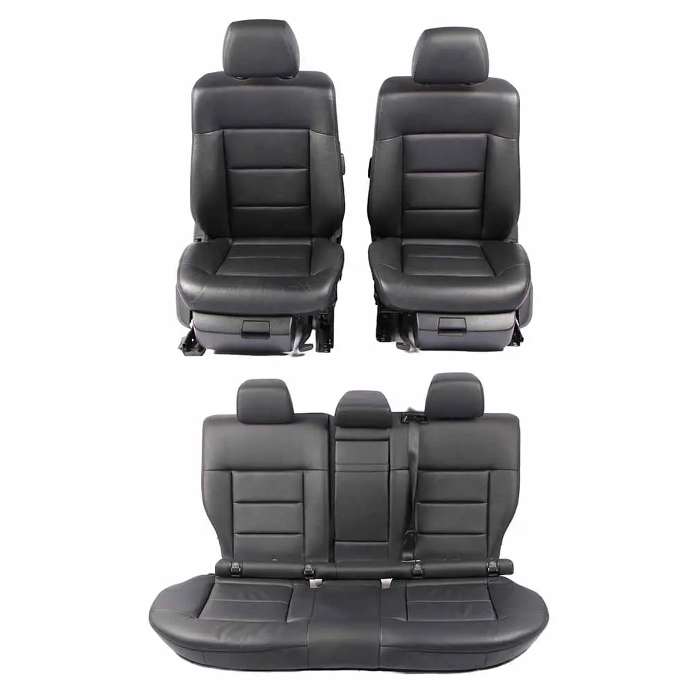 Seats Mercedes S212 Wagon Leather Heated Black Front Rear Seat with Door Cards