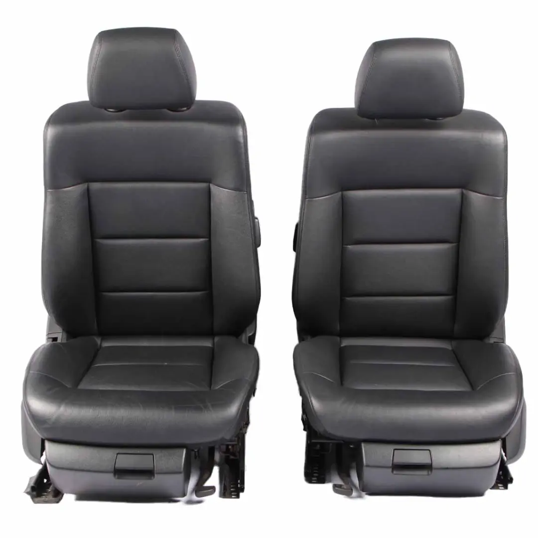 Seats Mercedes S212 Wagon Leather Heated Black Front Rear Seat with Door Cards
