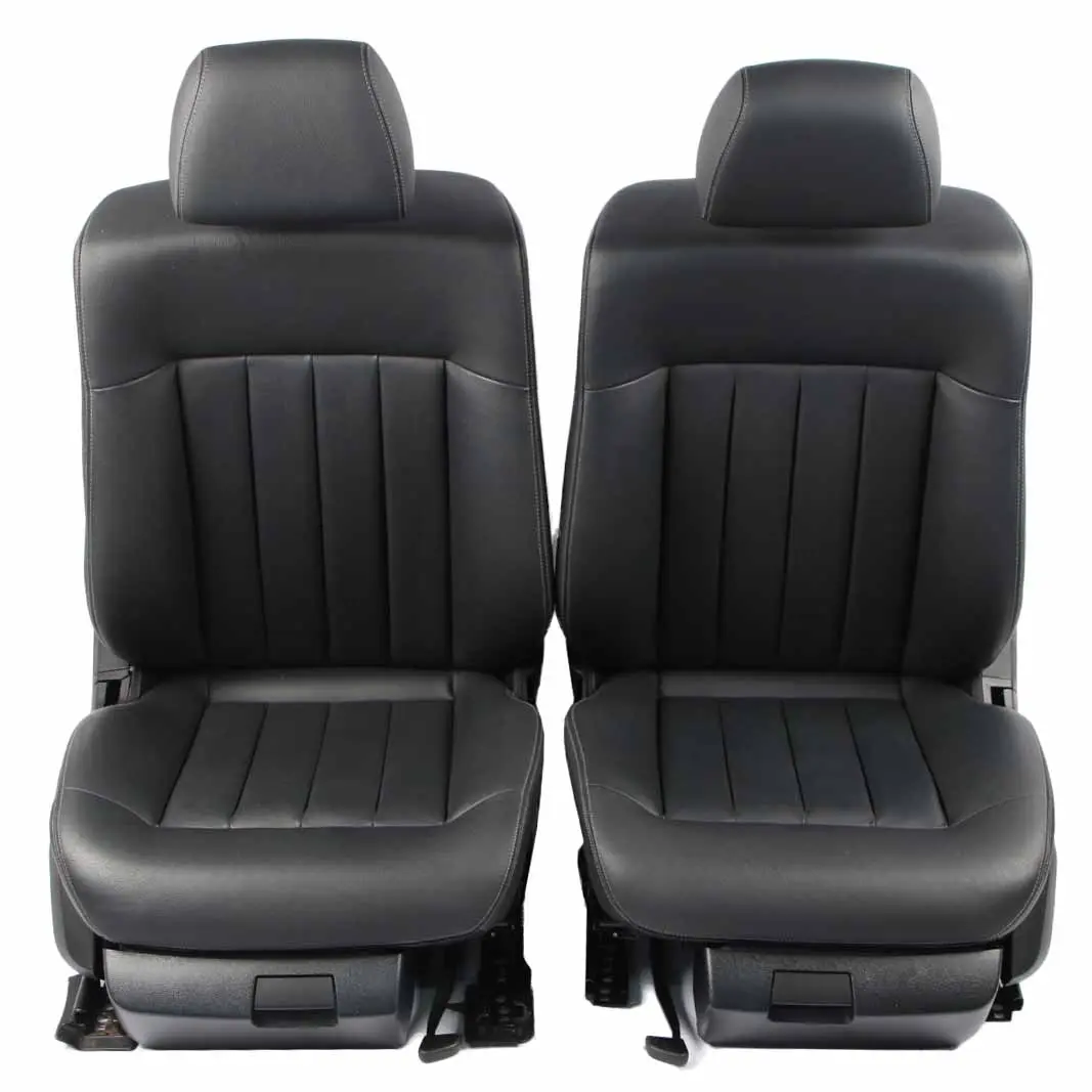 Seats Mercedes W212 Leather Black Anthracite Heated Front Rear Seat