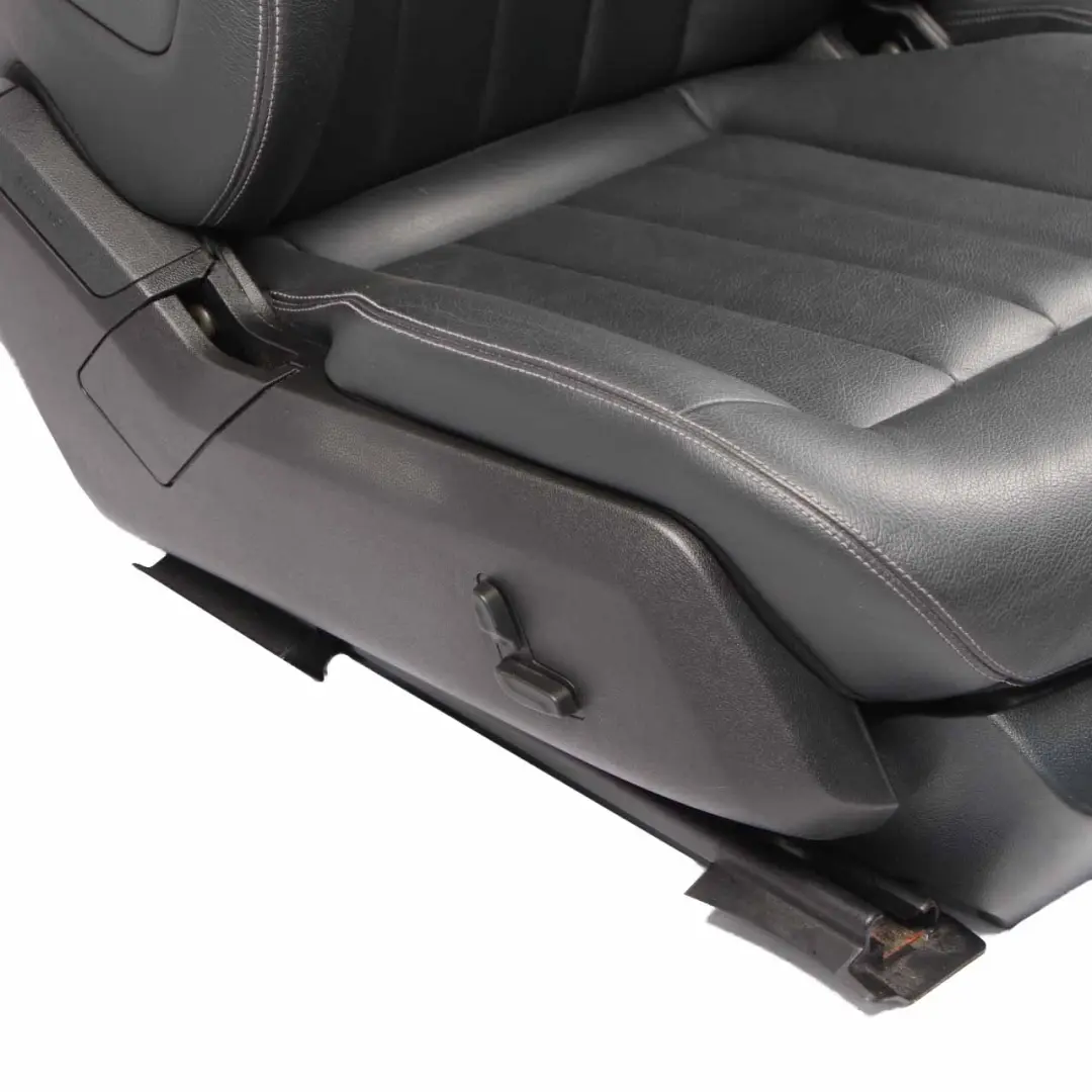 Seats Mercedes W212 Leather Black Anthracite Heated Front Rear Seat