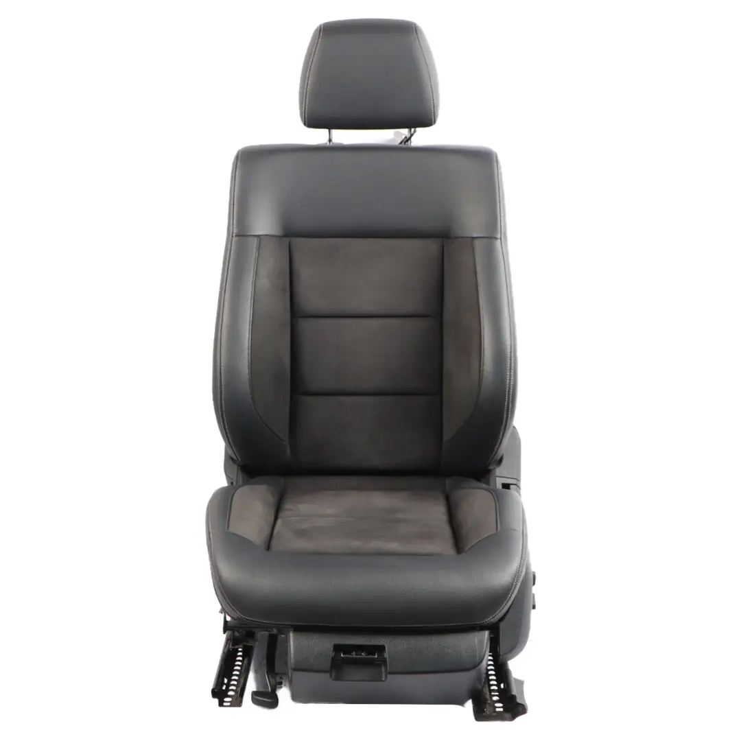 Mercedes W212 Front Seat Left N/S Heated Interior Fabric Imitation Leather Black