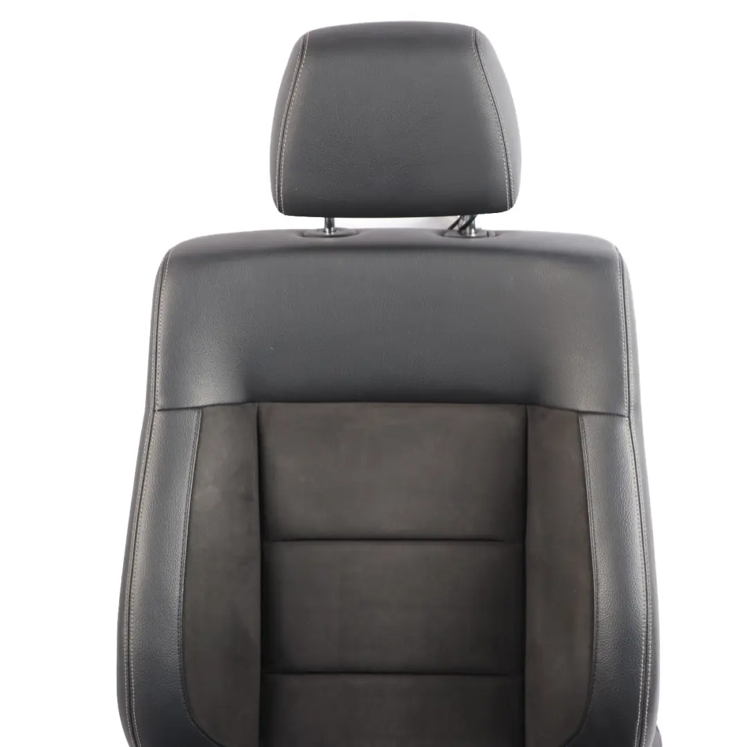 Mercedes W212 Front Seat Left N/S Heated Interior Fabric Imitation Leather Black