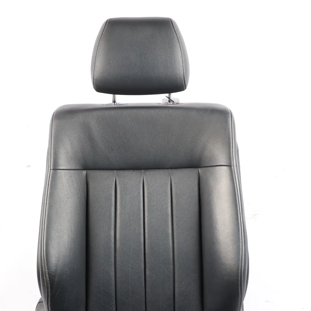 Mercedes W212 Front Seat Right O/S Heated Interior Leather Black