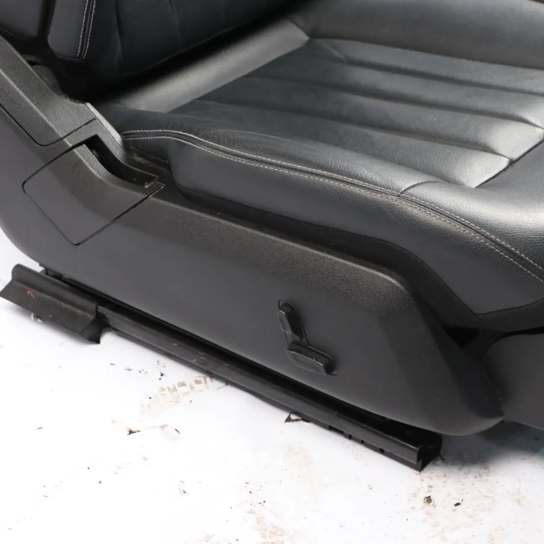 Mercedes W212 Front Seat Right O/S Heated Interior Leather Black