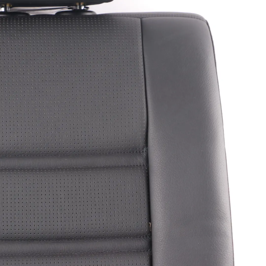 Mercedes W212 Rear Seat Backrest AMG Right O/S Rear Seat Cover Black Leather