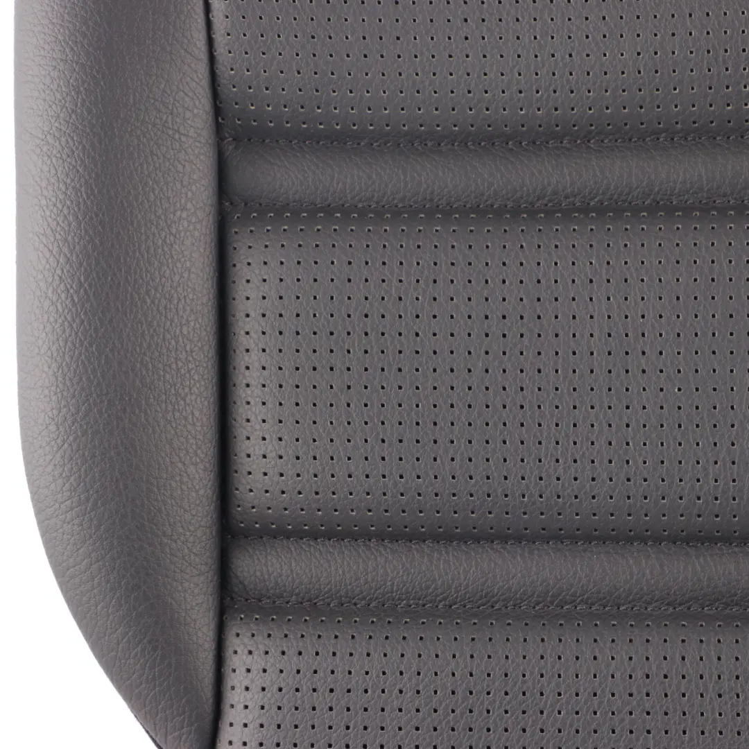 Mercedes W212 Rear Seat Backrest AMG Right O/S Rear Seat Cover Black Leather