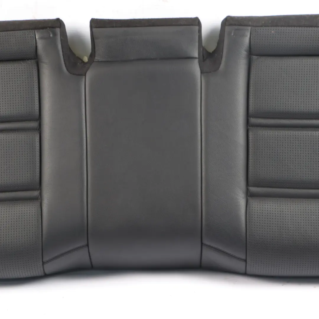 Rear Seat Bench Mercedes W212 Saloon AMG Rear Couch Covering Black Leather