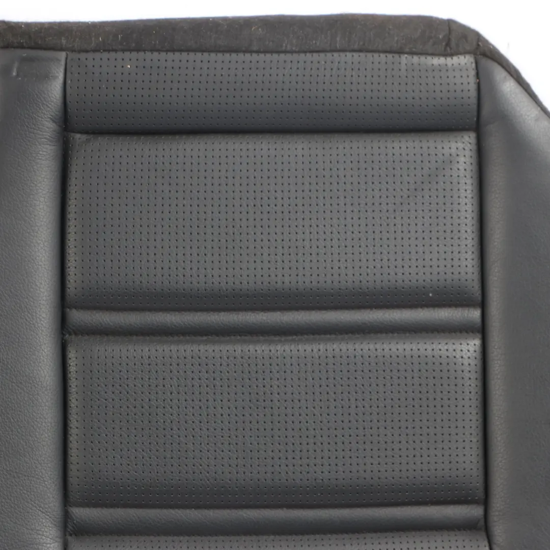 Rear Seat Bench Mercedes W212 Saloon AMG Rear Couch Covering Black Leather