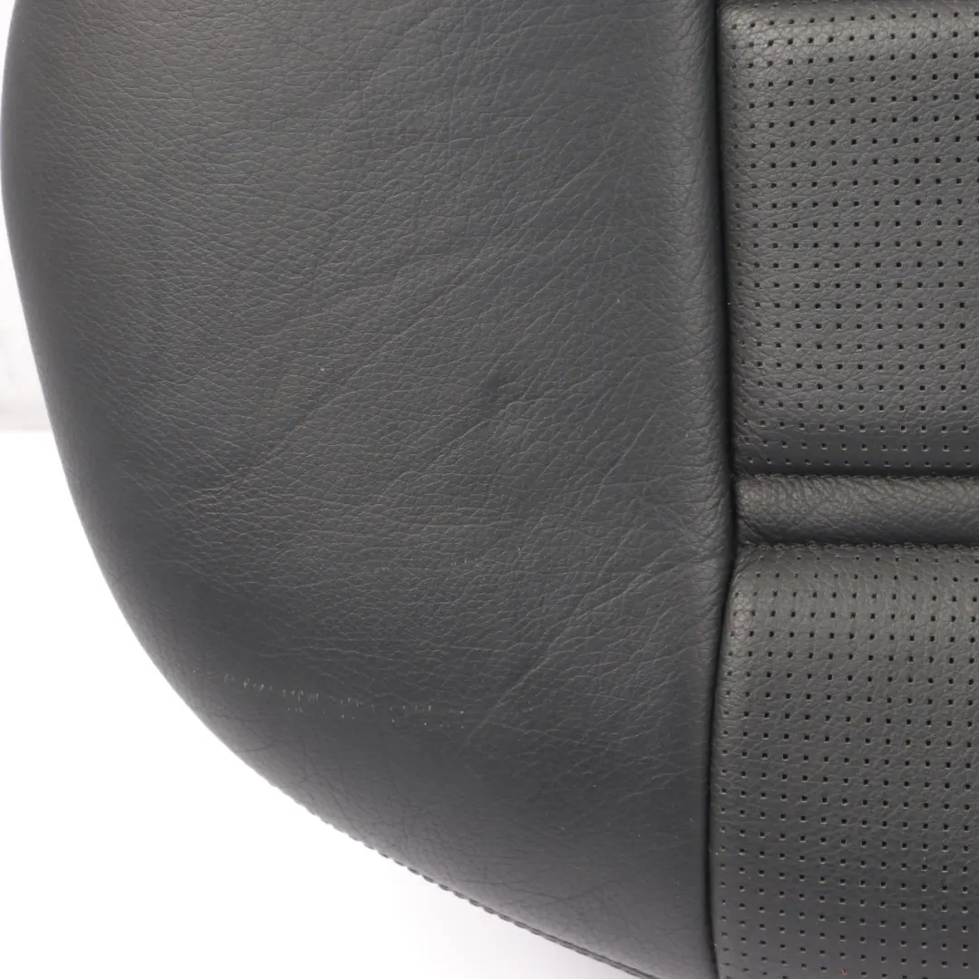 Rear Seat Bench Mercedes W212 Saloon AMG Rear Couch Covering Black Leather