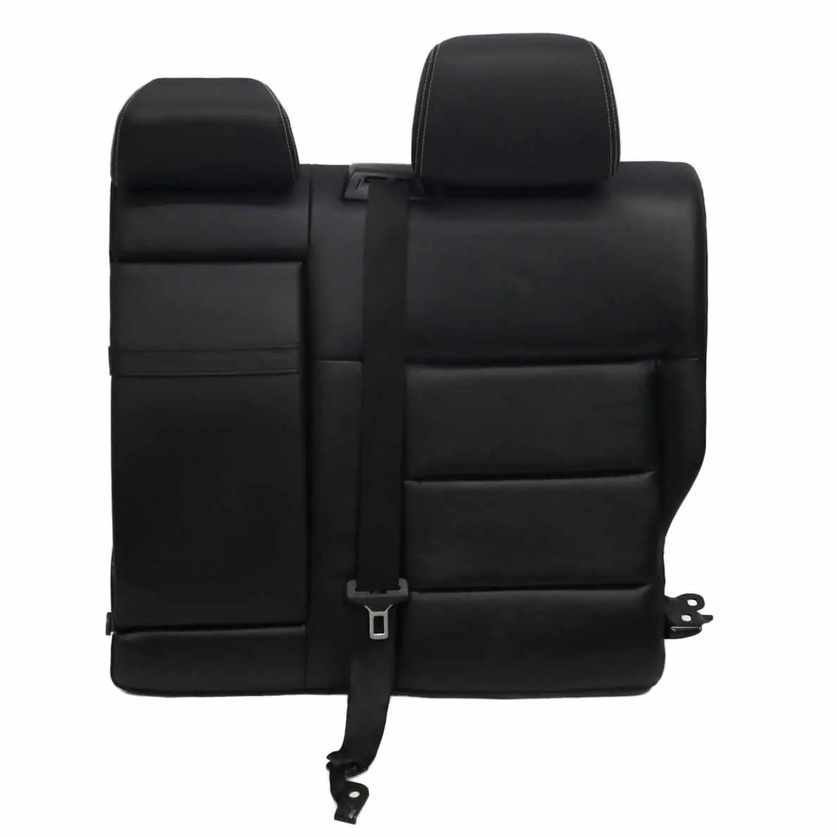 Mercedes W212 Respaldo Asiento Trasero Izquierdo Funda Cuero Negro