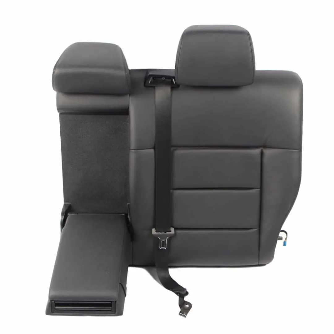 Mercedes S212 Estate Respaldo del asiento trasero izquierdo Cubierta cuero negro