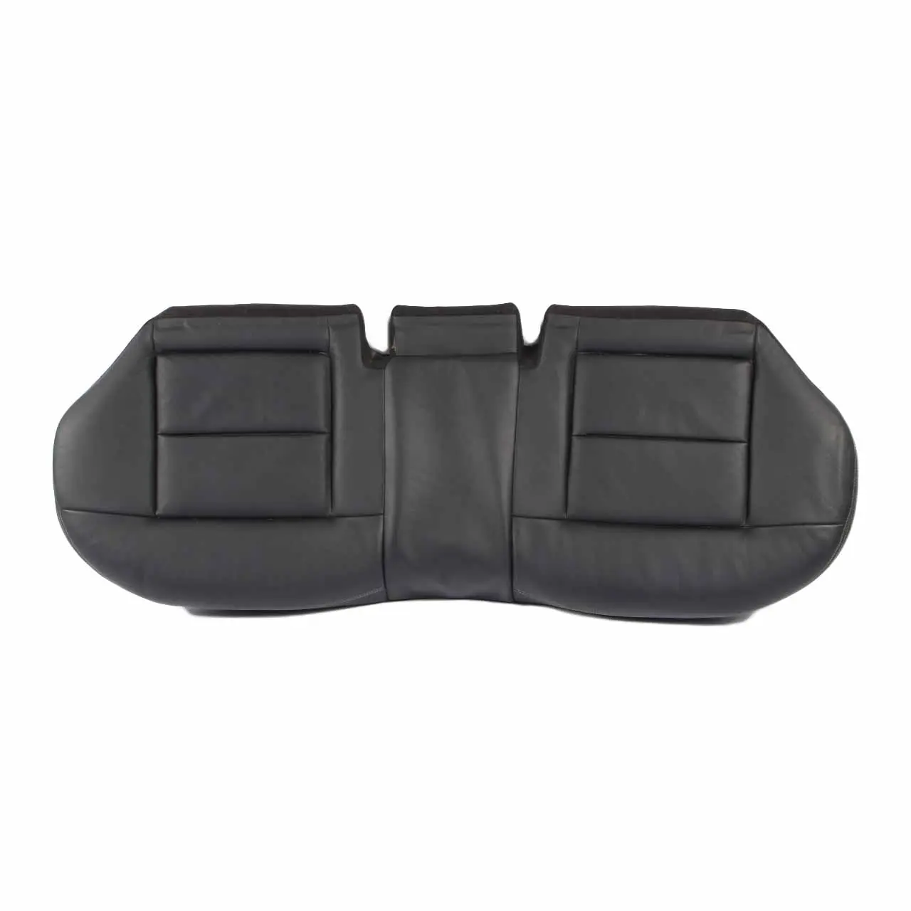 Mercedes W212 Asiento Trasero Banco Funda Sofá Berlina Cuero Negro