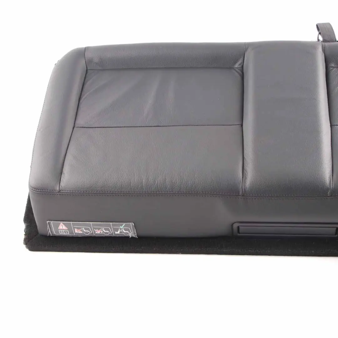 Mercedes S212 Estate Rear Seat Bench Folding Couch Cover Cushion Black Leather