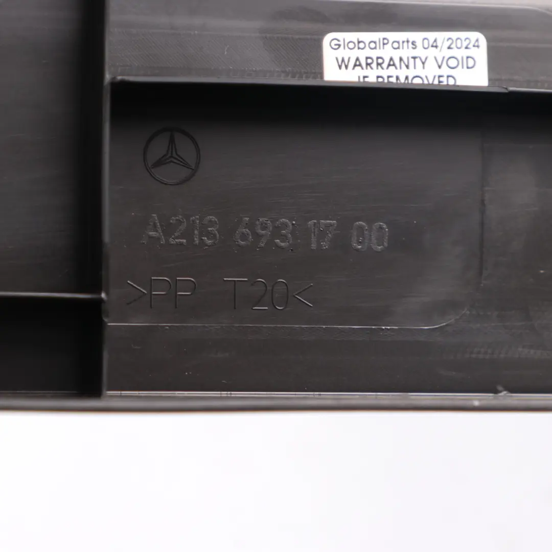 Mercedes W213 Boot Trunk Carpet Floor Mat Rear Panel Liner Cover A2136931700
