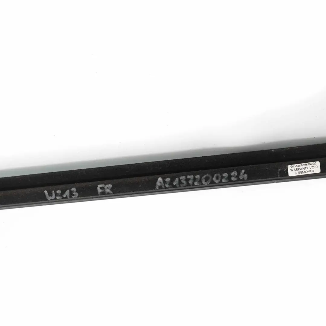 Mercedes W213 Door Window Trim Moulding Strip Front Right O/S Chrom A2137200224