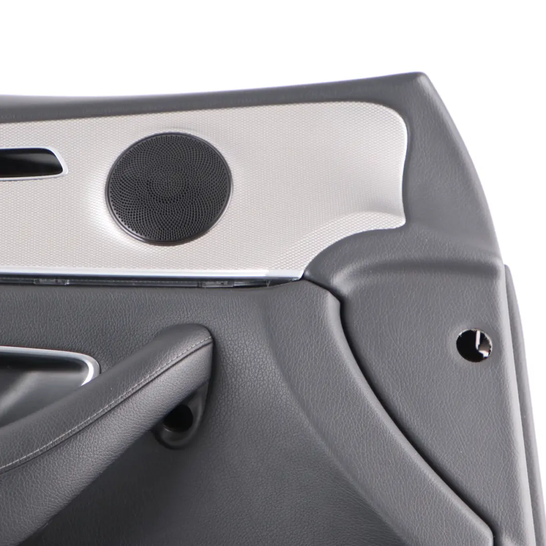 Mercedes W213 Door Card Cover Front Left N/S Trim Panel Black Leather
