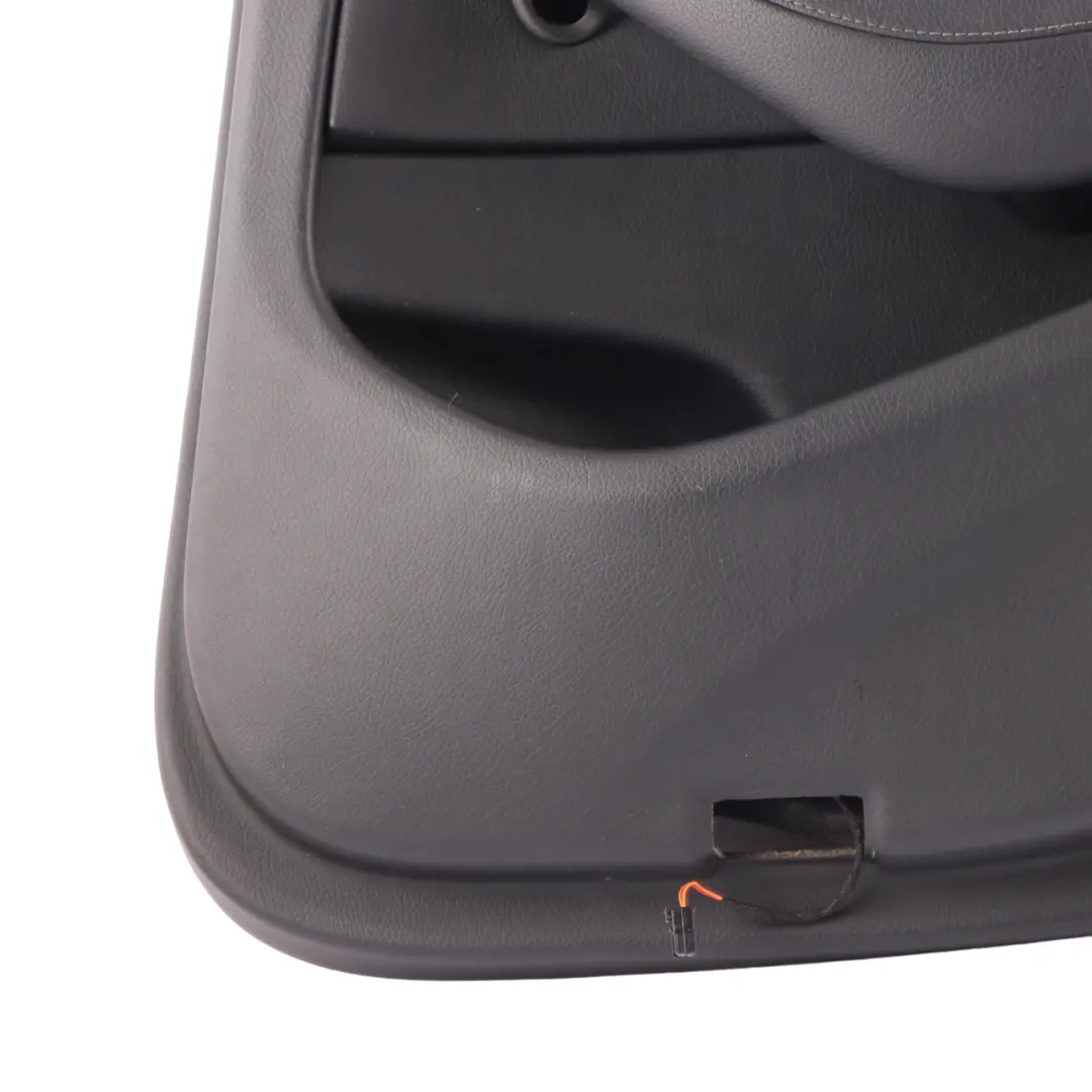 Mercedes W213 Door Card Cover Rear Right O/S Trim Panel Black Leather