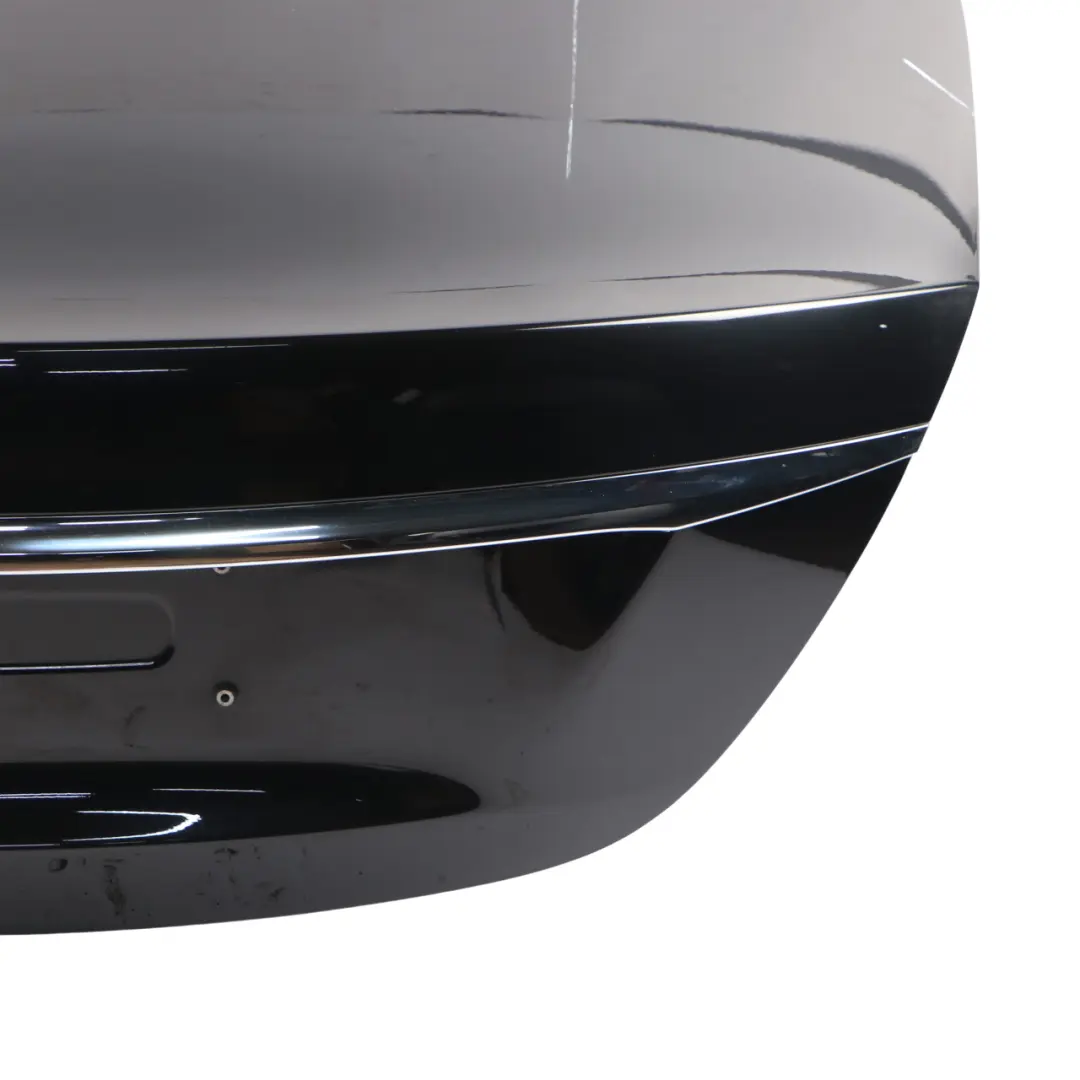 Mercedes W213 Boot Trunk Lid Tailgate Panel Obsidian Black Metallic - 197