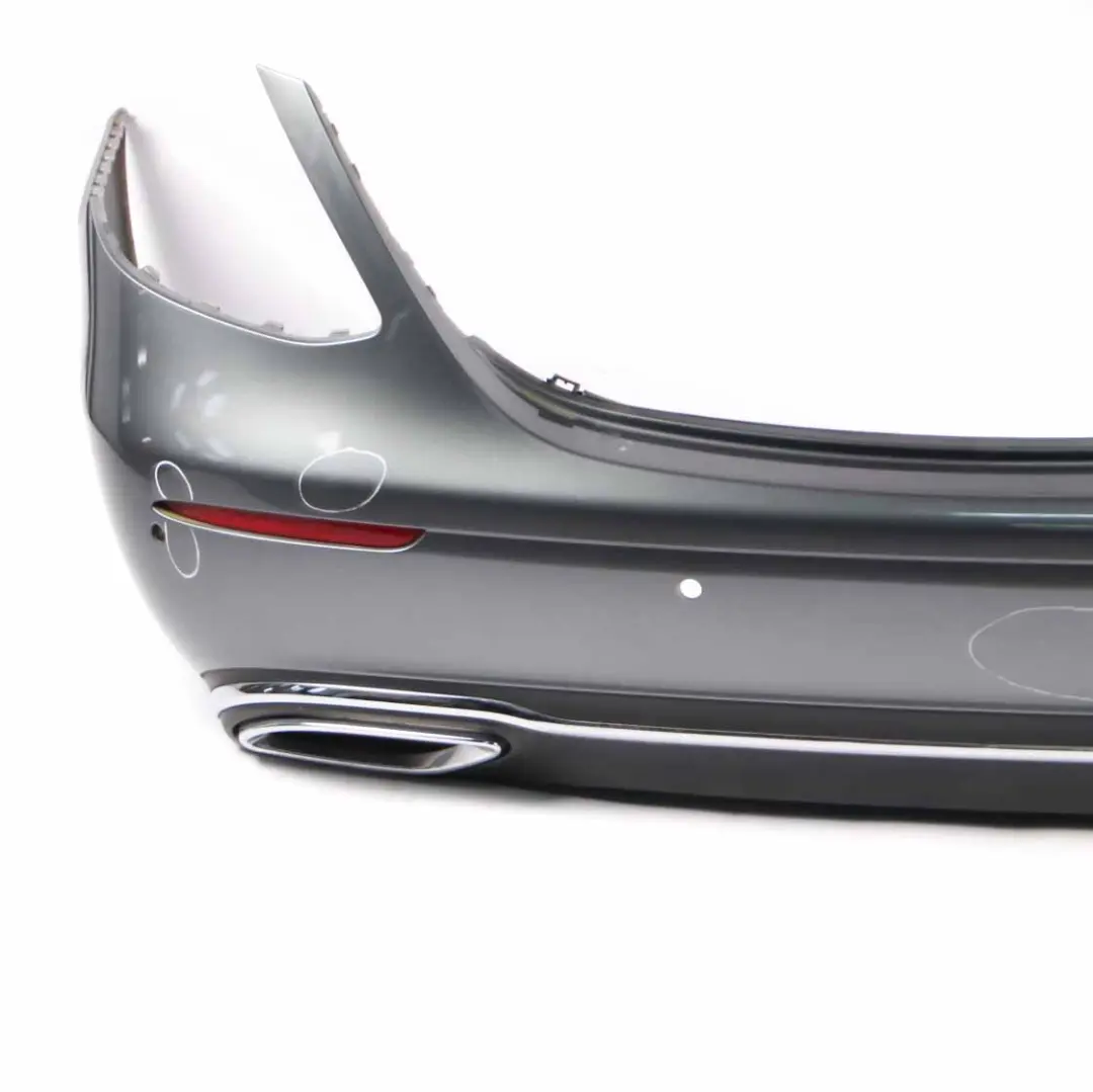 Mercedes W213 Rear Bumper Trim Panel Covering Selenite Grey Metallic - 992