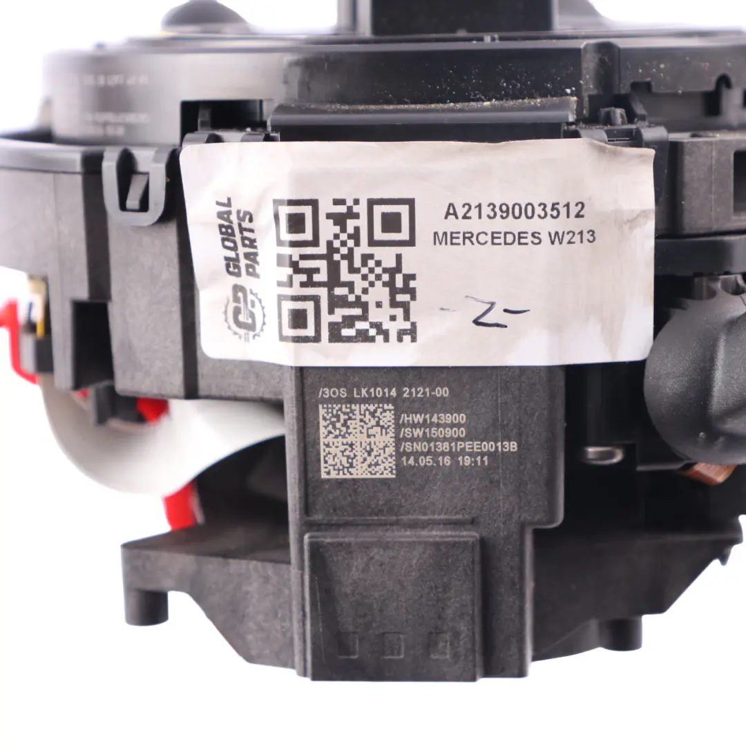 Mercedes W213 Steering Column Switch Cluster Wiper Stalk Slip Squib A2139003512
