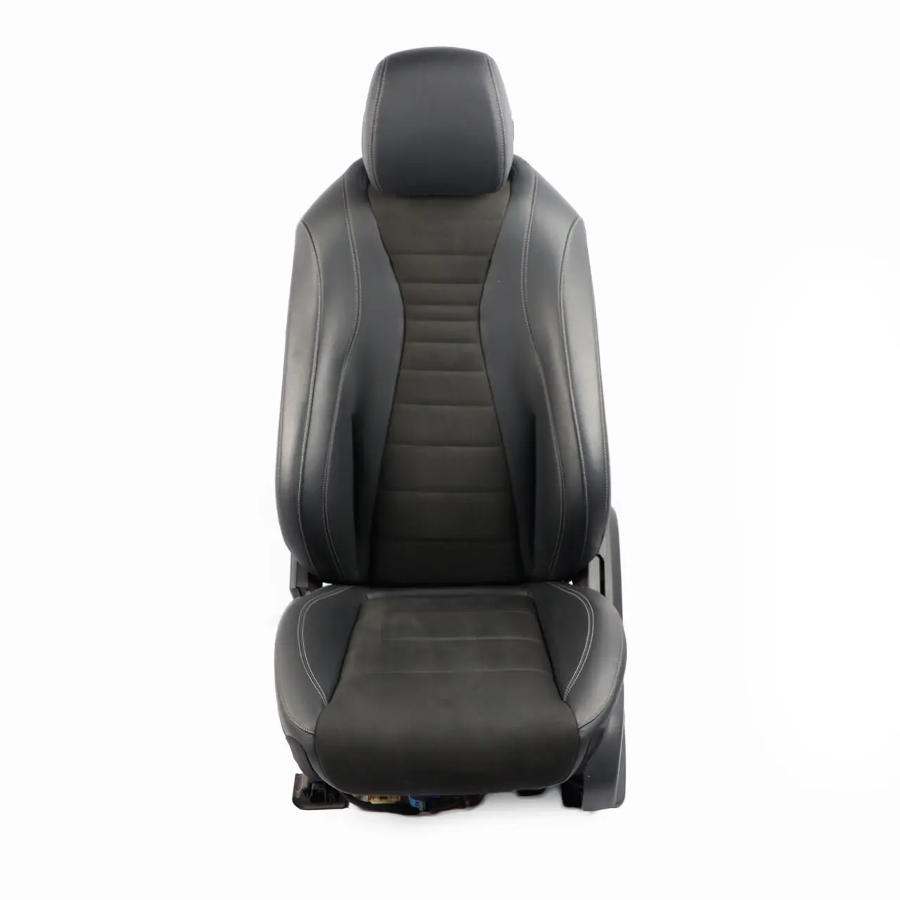 Mercedes W213 Front Seat Left N/S Heated Interior Fabric Imiation Leather Black