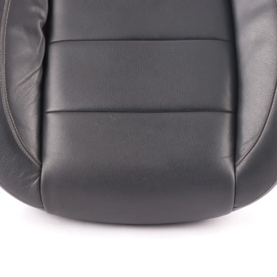 Mercedes W213 Seat Cover Front Right O/S Heated Seat Leather Covering Black