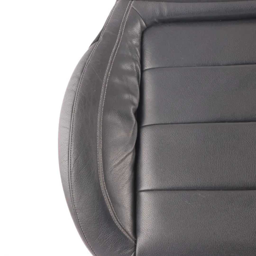 Mercedes W213 Seat Cover Front Right O/S Heated Seat Leather Covering Black