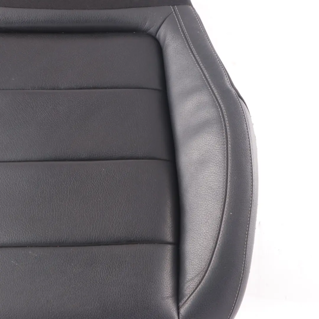 Mercedes W213 Seat Cover Front Right O/S Heated Seat Leather Covering Black