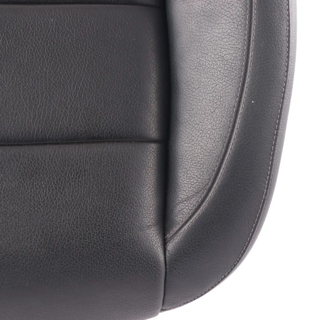 Mercedes W213 Seat Cover Front Right O/S Heated Seat Leather Covering Black