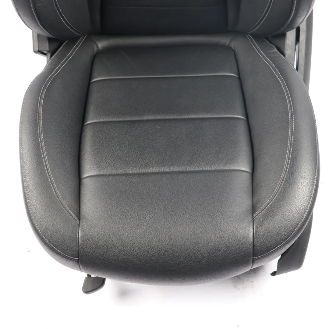 Mercedes W213 Front Seat Left N/S Heated Electric Interior Leather Black