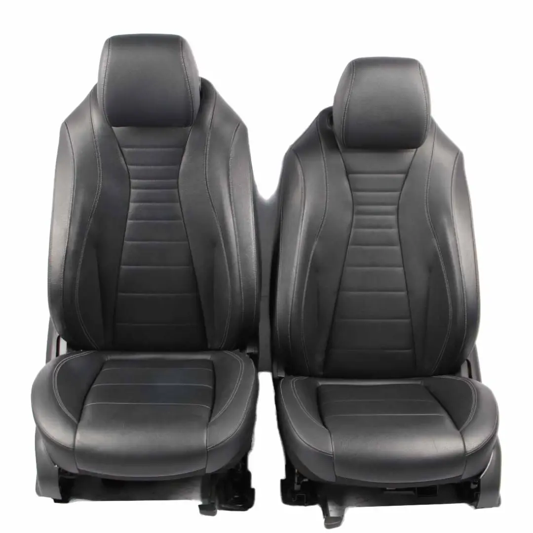 Seats Mercedes W213 Saloon Leather Heated Black Front Rear Seat Set