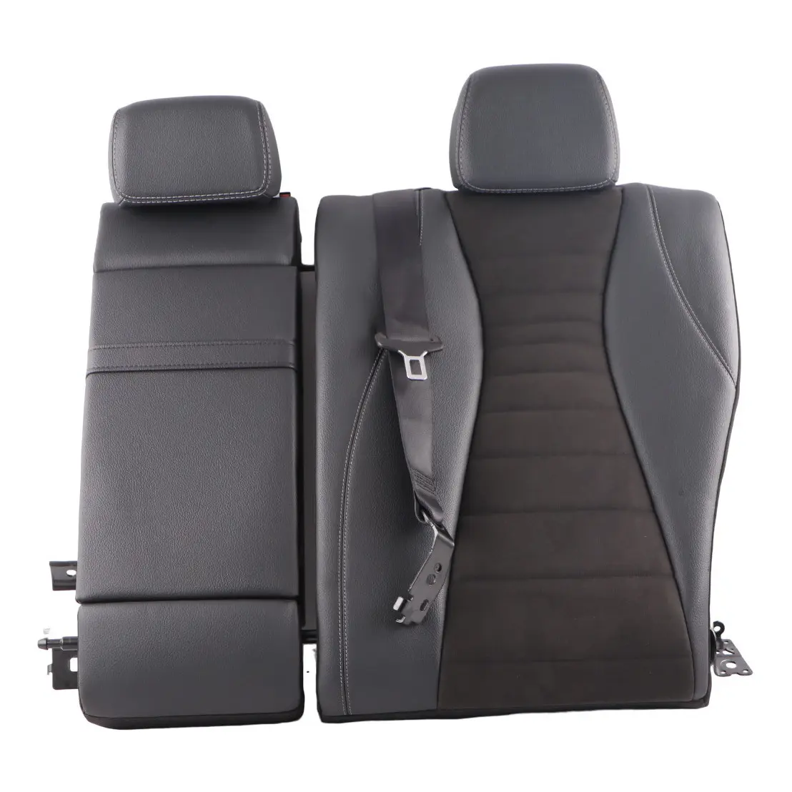 Mercedes W213 Saloon Seat Backrest Rear Left N/S Fabric Imitation Leather Black