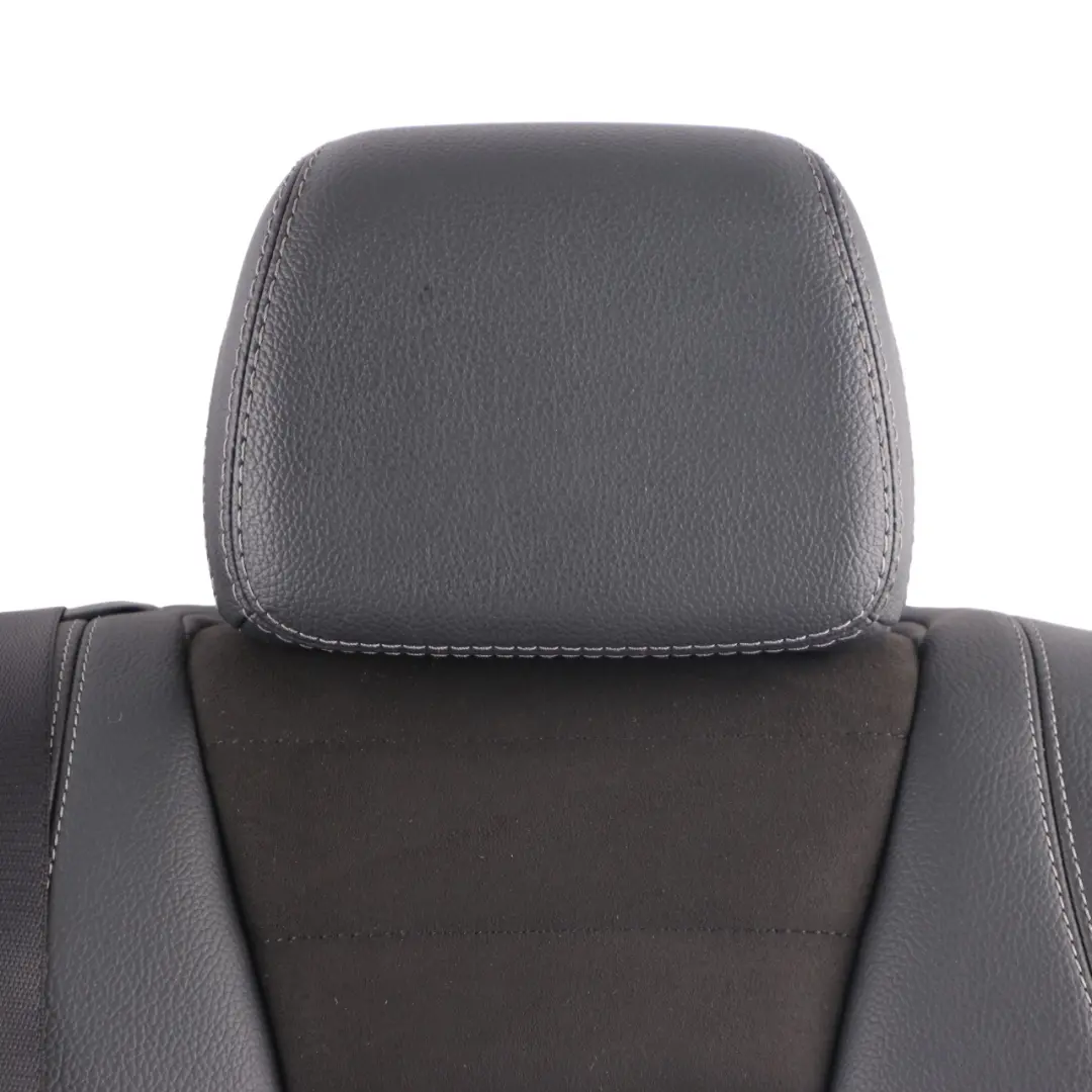Mercedes W213 Saloon Seat Backrest Rear Left N/S Fabric Imitation Leather Black