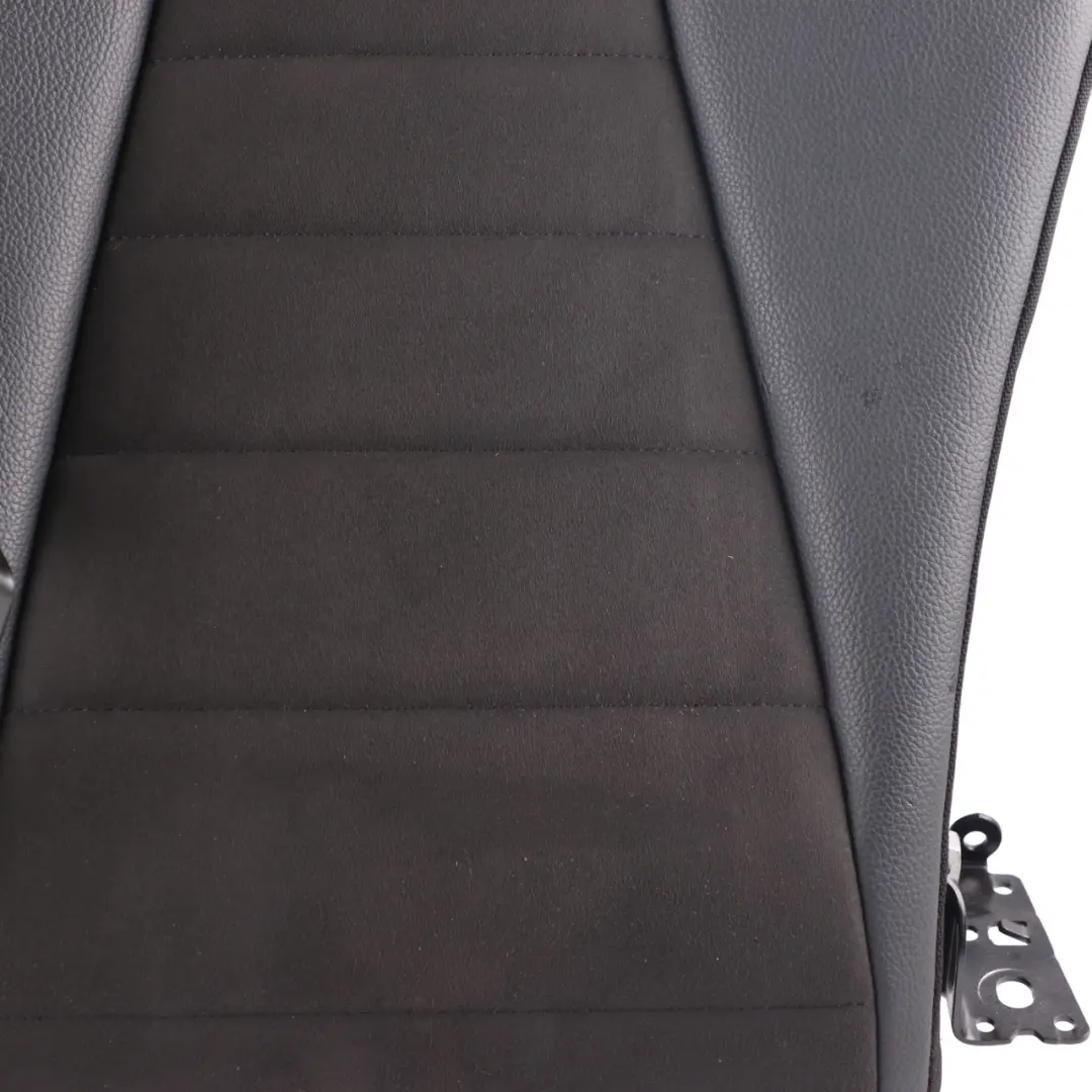 Mercedes W213 Saloon Seat Backrest Rear Left N/S Fabric Imitation Leather Black