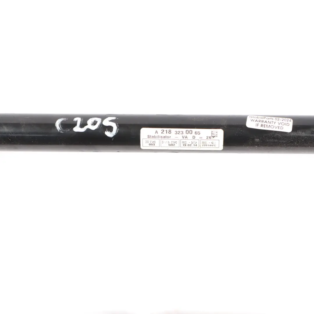 Mercedes W212 W218 Stabilizer Front Axle Anti Roll Torsion Sway Bar A2183230065