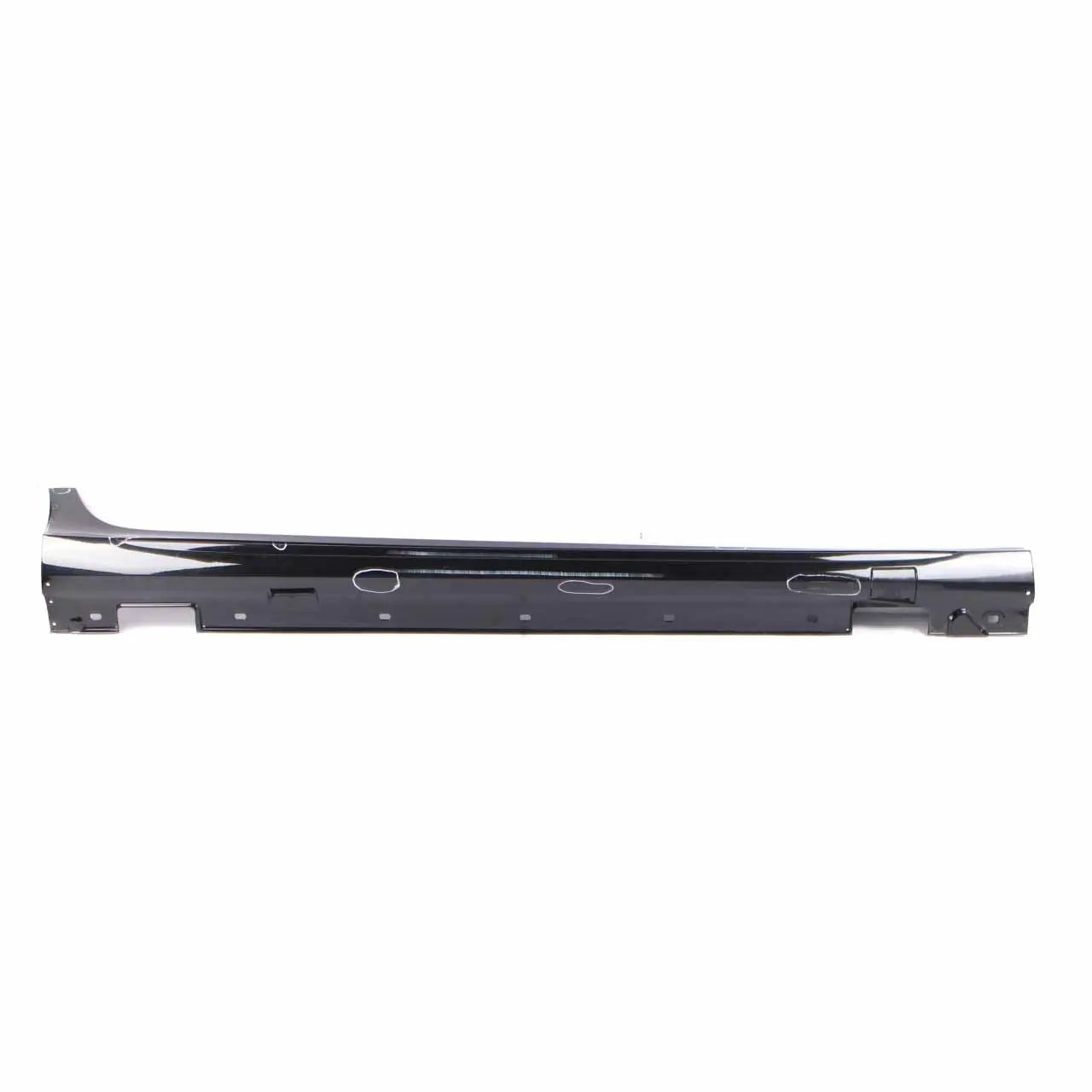 Mercedes W218 Side Skirt Right O/S Door Sill Cover Obsidian Black Metallic - 197