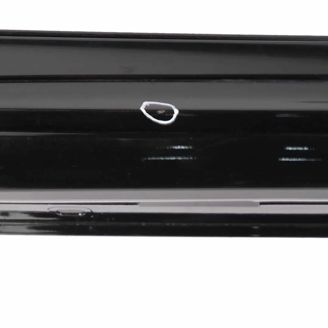 Mercedes W218 Side Skirt Right O/S Door Sill Cover Obsidian Black Metallic - 197