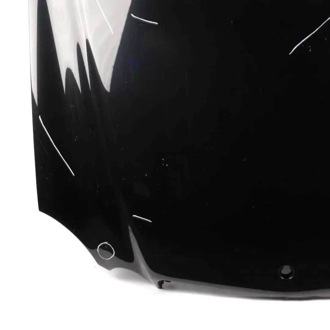 Mercedes W218 Hood Bonnet Trim Panel Covering Obsidian Black Metallic - 197